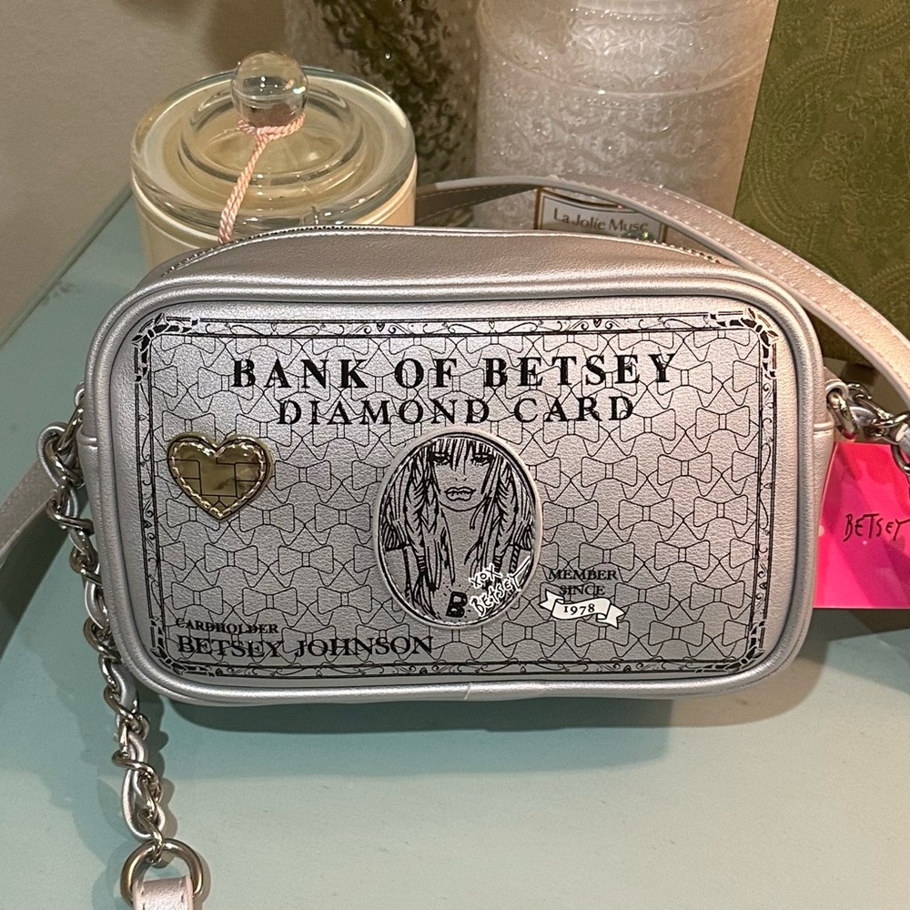 Betsey Johnson Bank of Betsey Camera Crossbody Bag